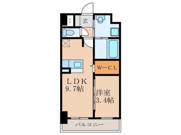 サンフォート小倉の物件間取画像